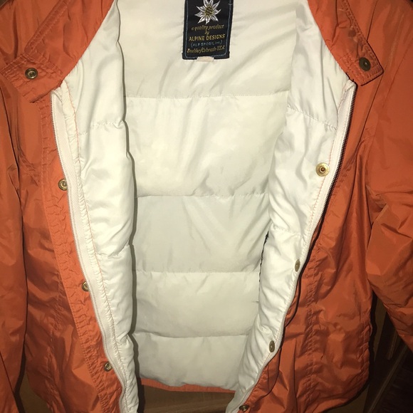 Vintage Alpine Designs Goose Down Puffer Jacket- Size Med - Picture 6 of 7